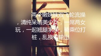 ❤️❤️两个嫩妹妹双飞轮流操，清纯呆萌美少女，一屌两女玩，一起翘腿求操，骑乘位打桩，乱换着输出